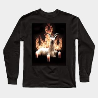 Demonic Demon Llama Long Sleeve T-Shirt